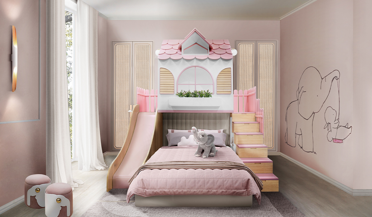 Dolly circu magical furniture kids play-learn
