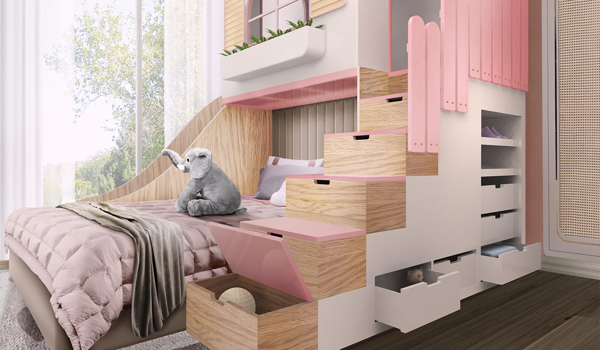 Dolly circu magical furniture kids play-learn
