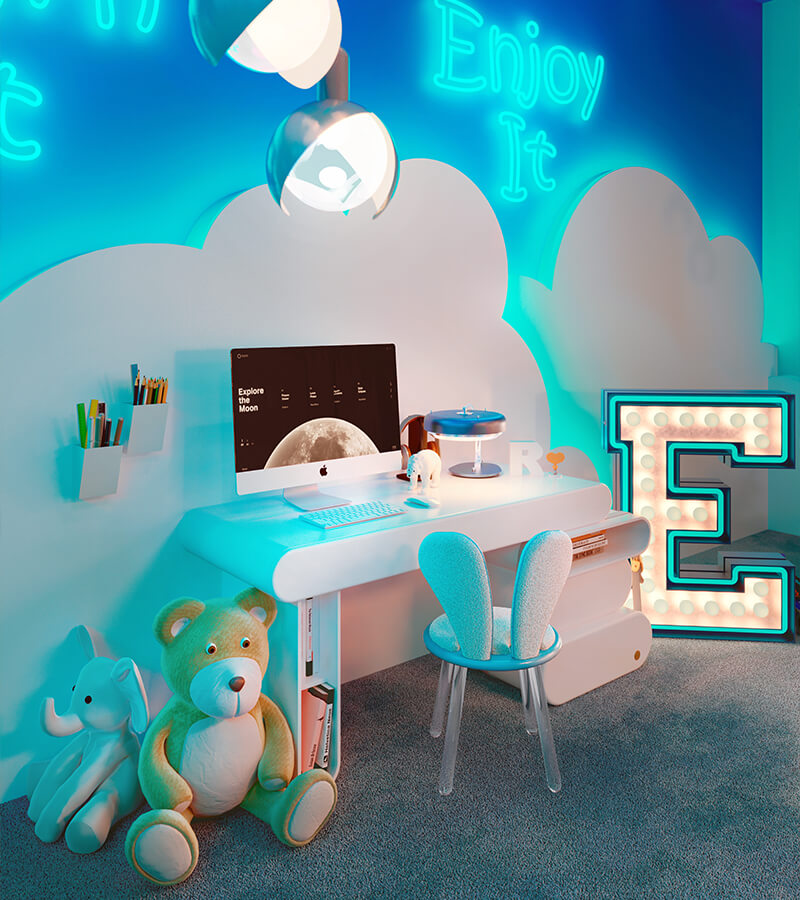 Periwinkle circu magical furniture kids lighting