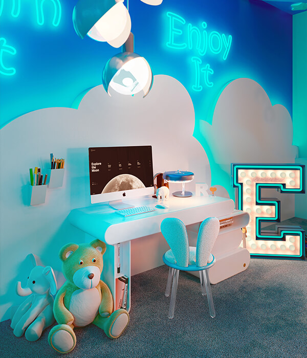 Periwinkle circu magical furniture kids lighting