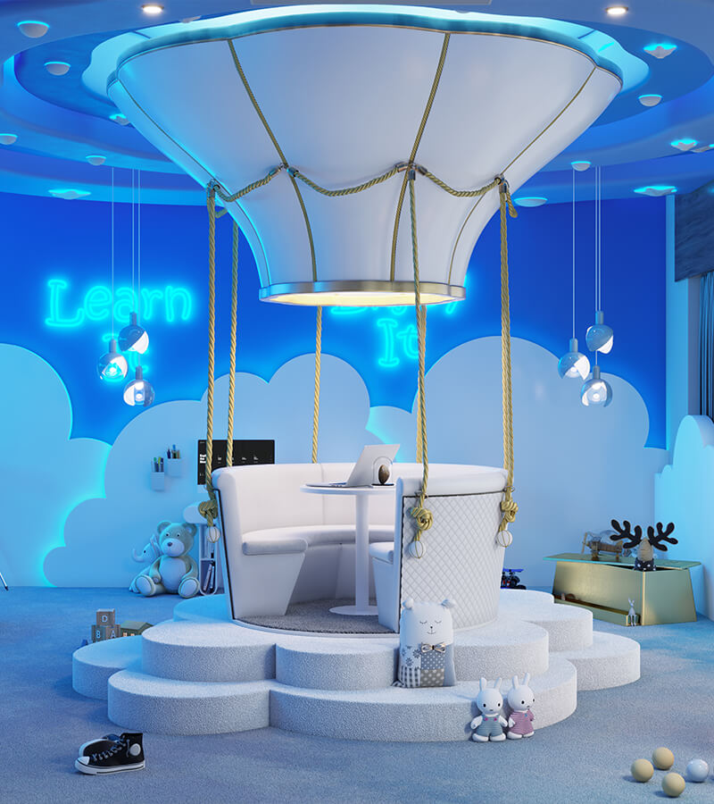Periwinkle circu magical furniture kids lighting