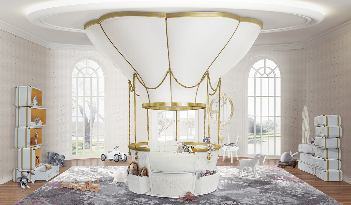 Fantasy Air Balloon circu magical furniture kids beds