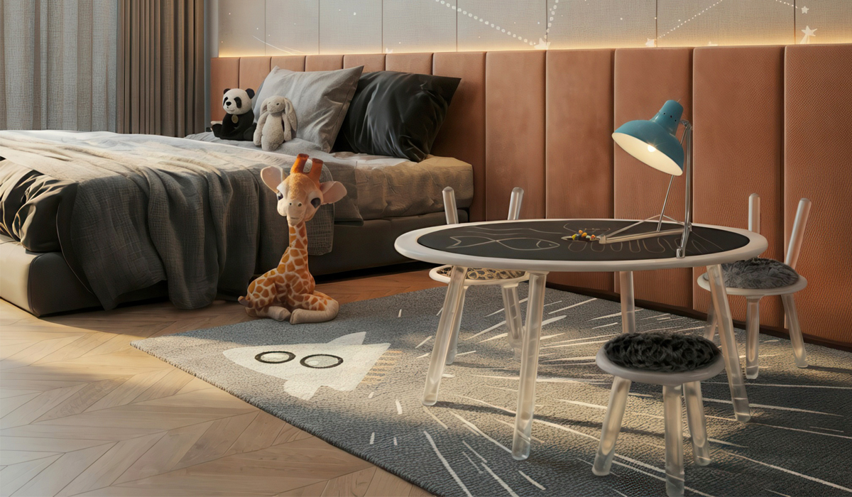 Illusion Leopard circu magical furniture kids seating