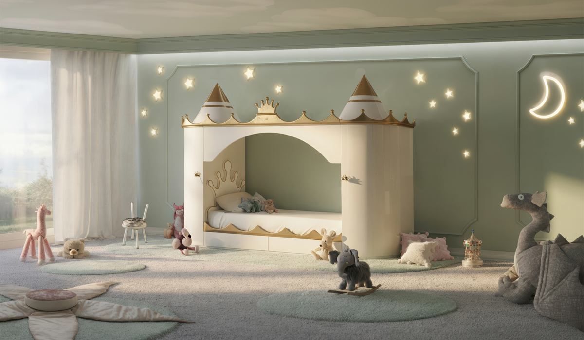 Kings & Queens Castle circu magical furniture kids beds