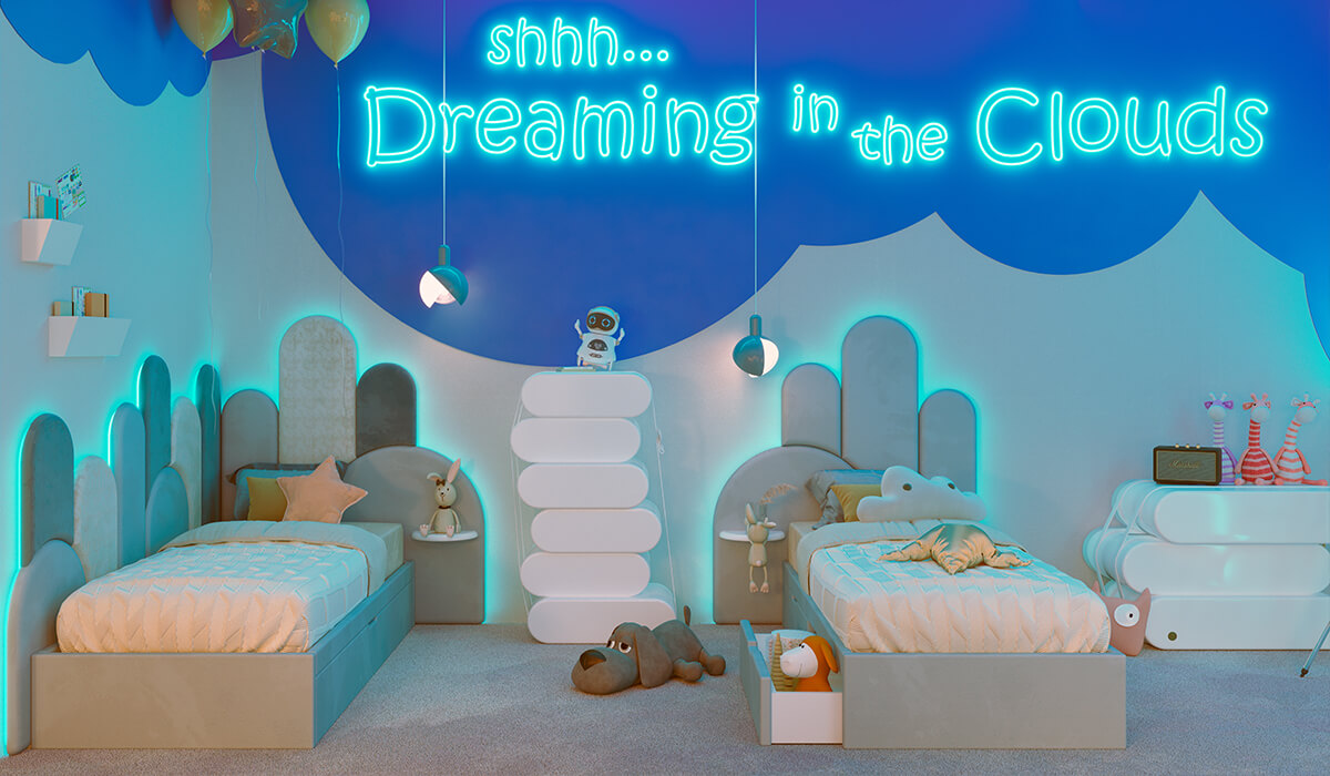 Periwinkle circu magical furniture kids lighting