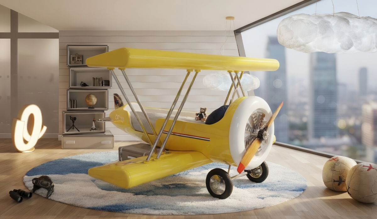Sky B Plane circu magical furniture kids beds