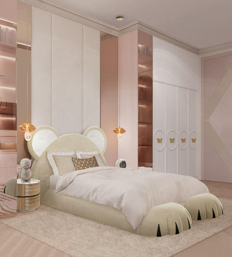 Big Butterfly Gold circu magical furniture kids hardware