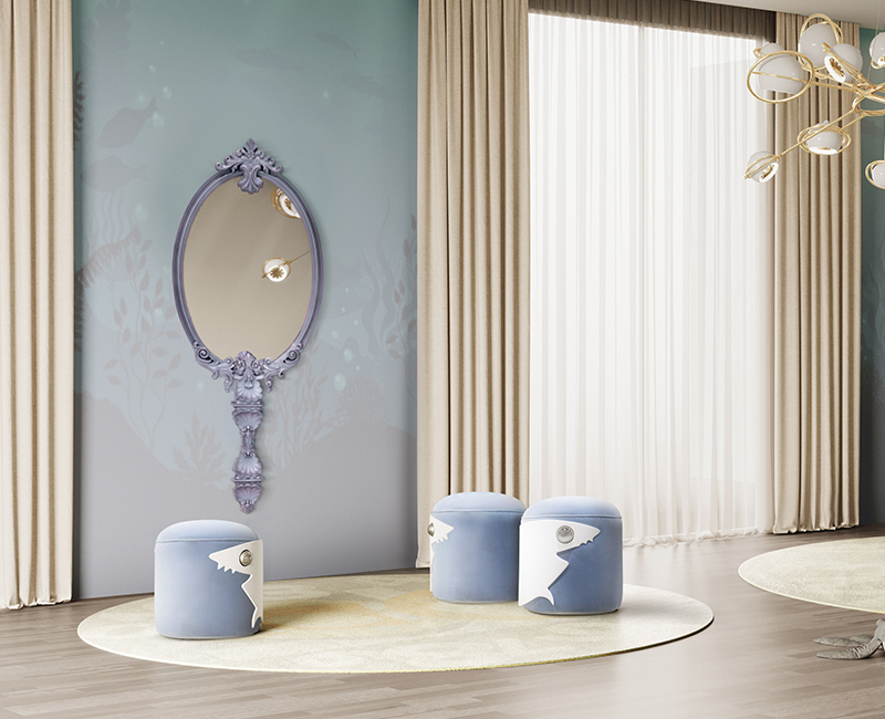 Chameleon Pink circu magical furniture kids mirrors