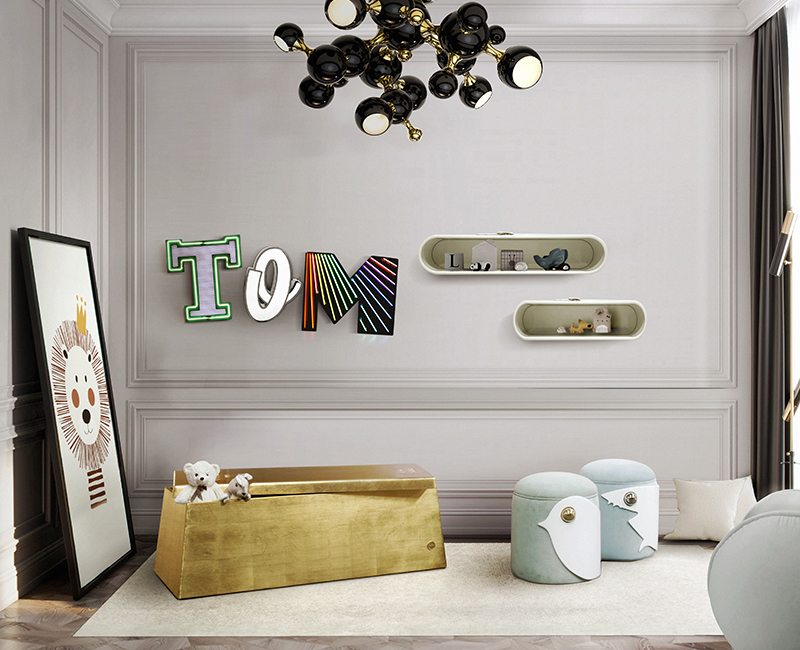 Gold circu magical furniture kids storage