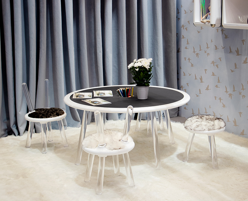 Illusion White Bear circu magical furniture kids seating