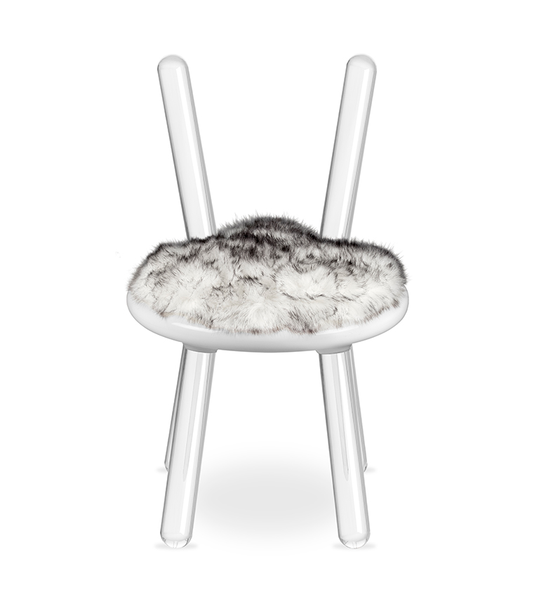 Illusion White Bear circu magical furniture kids seating