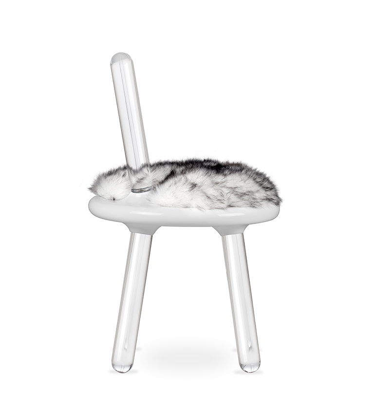 Illusion White Bear circu magical furniture kids seating