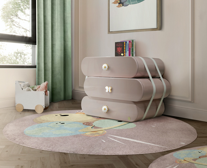 IV Planets Round circu magical furniture kids rugs