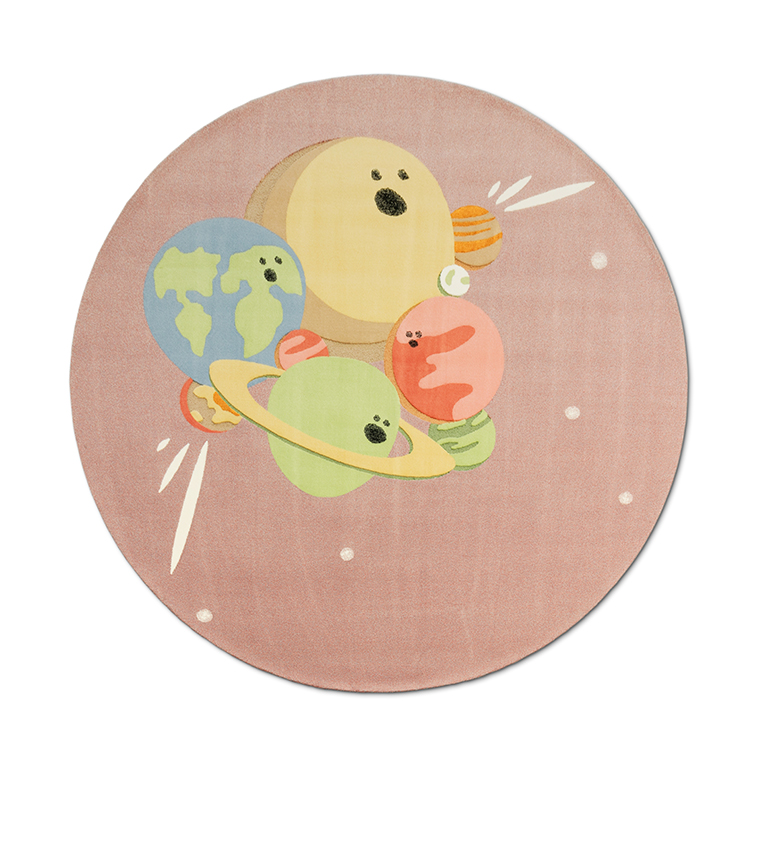 IV Planets Round circu magical furniture kids rugs