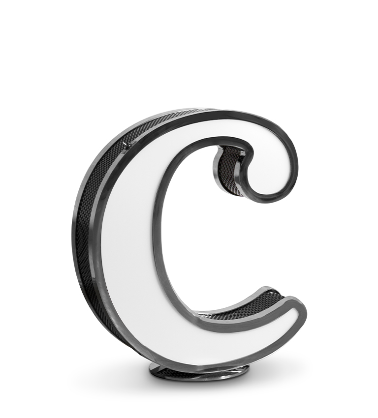 Letter C circu magical furniture kids lighting