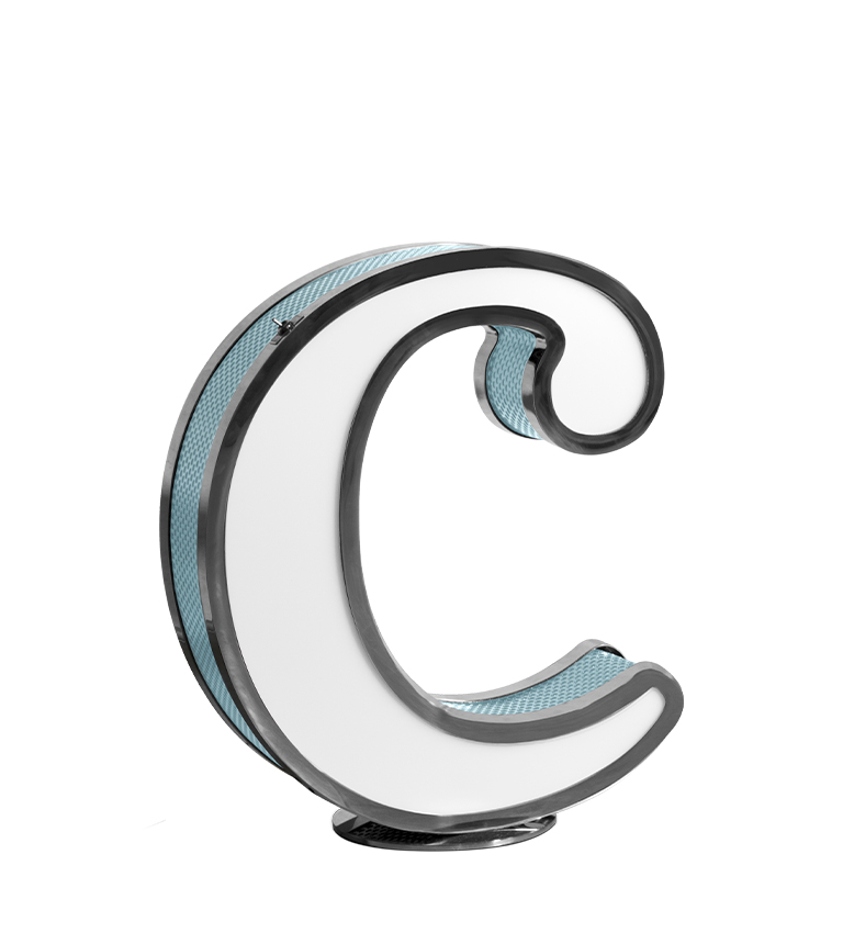 Letter C circu magical furniture kids lighting