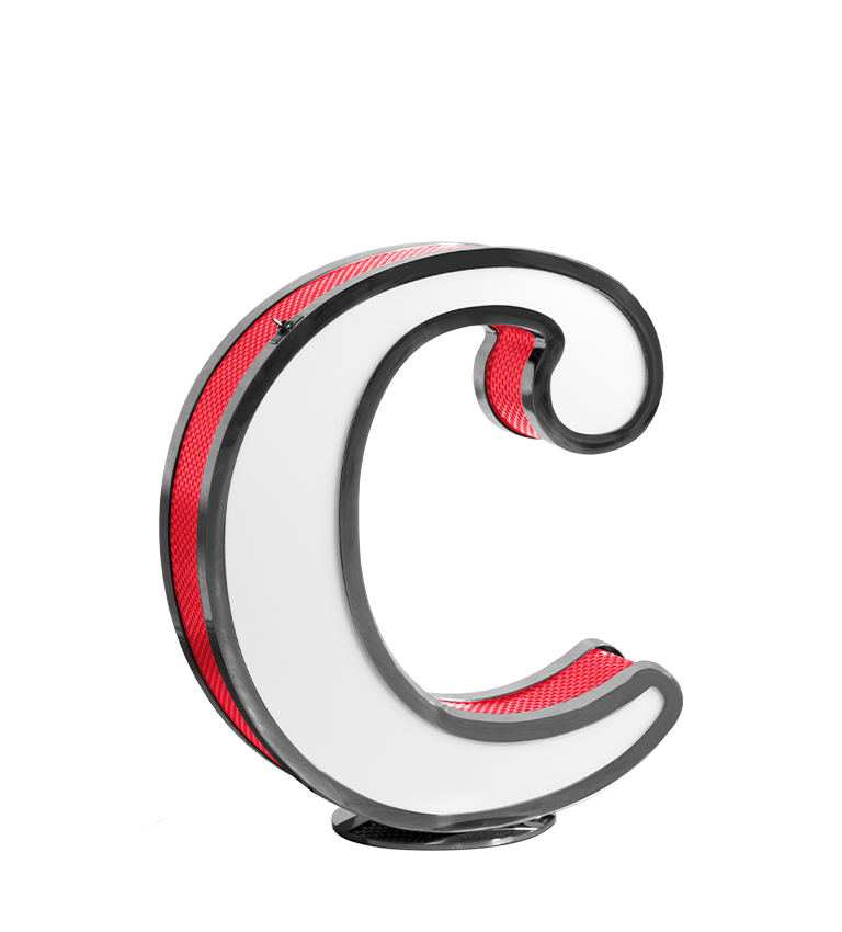 Letter C circu magical furniture kids lighting