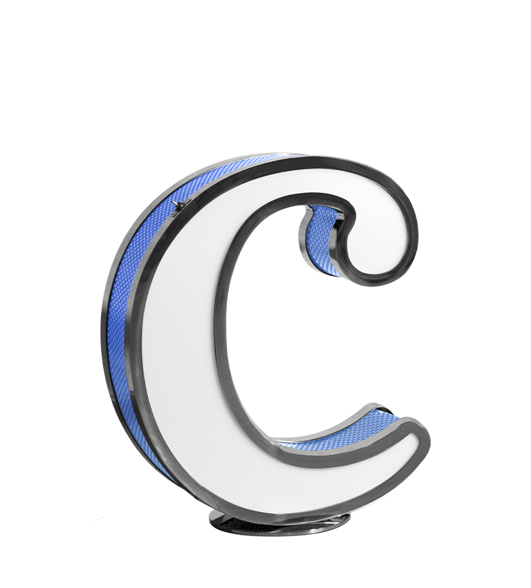 Letter C circu magical furniture kids lighting