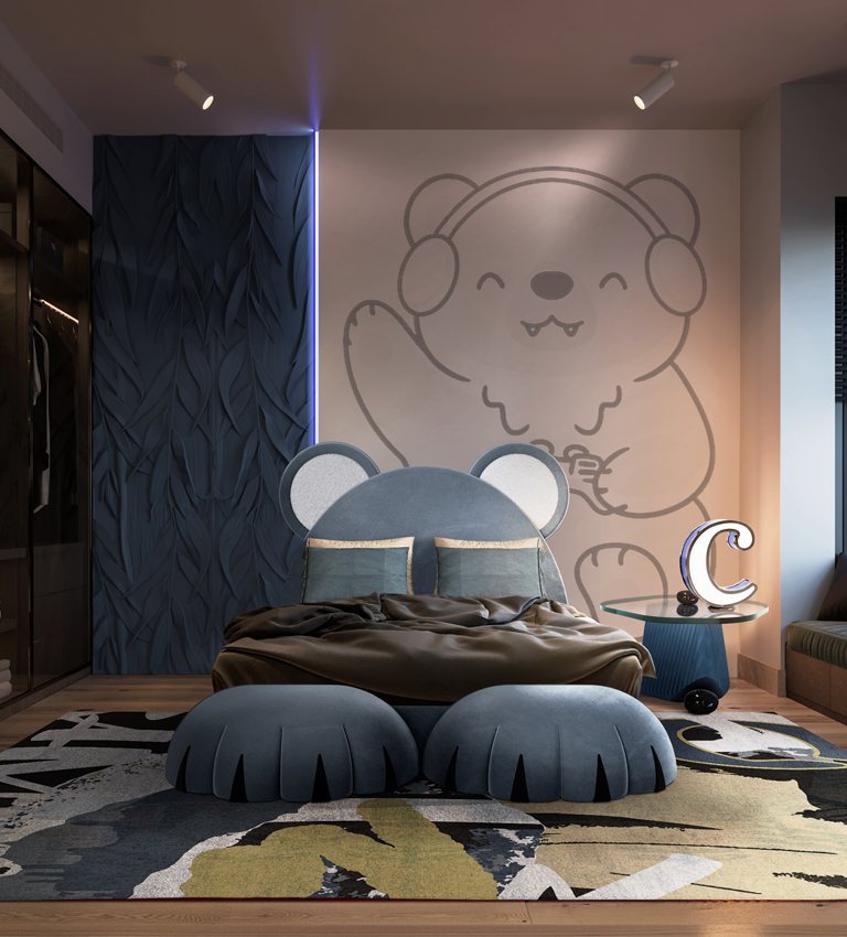Letter C circu magical furniture kids lighting