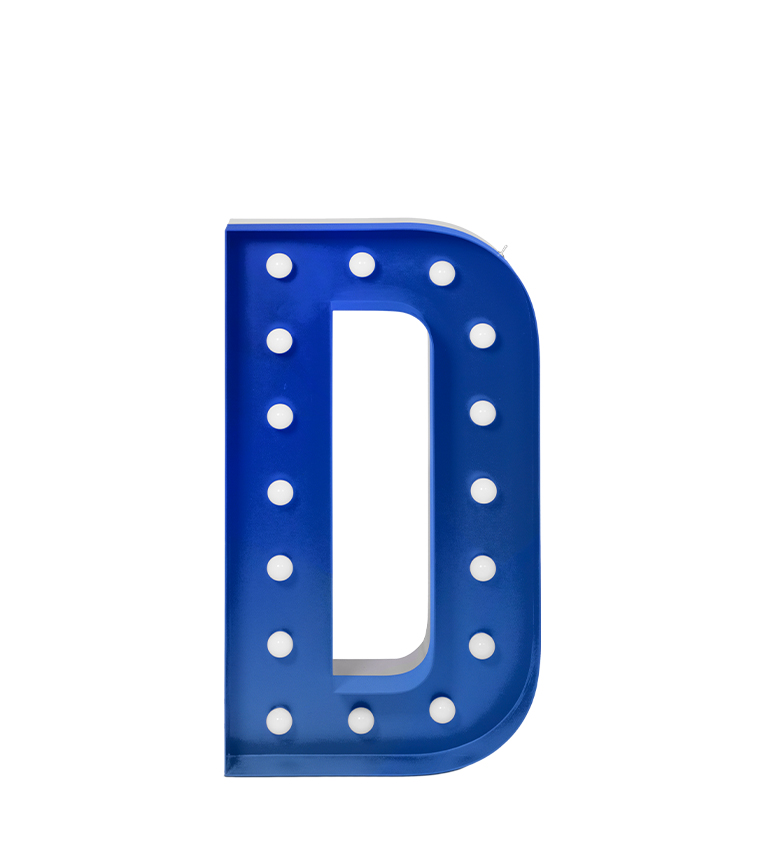 Letter D circu magical furniture kids lighting