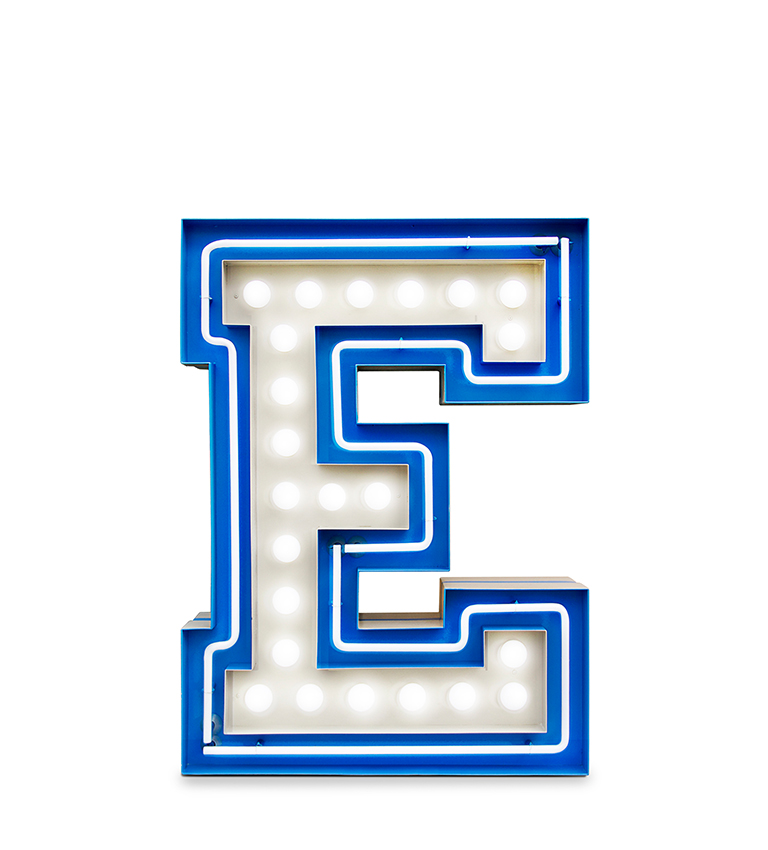 Letter E circu magical furniture kids lighting