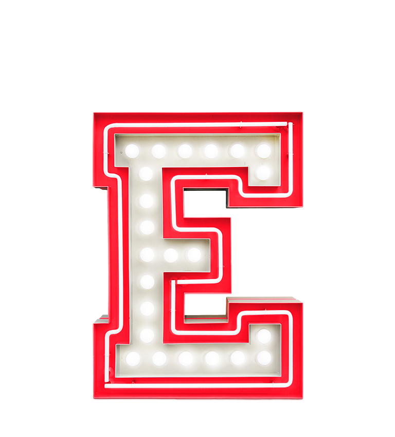 Letter E circu magical furniture kids lighting