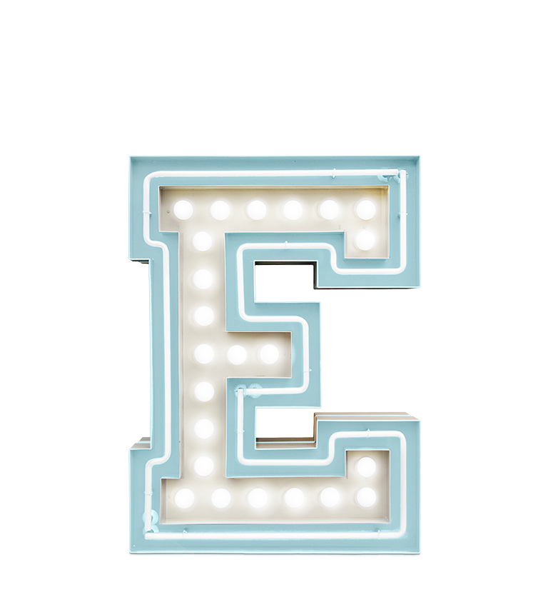 Letter E circu magical furniture kids lighting