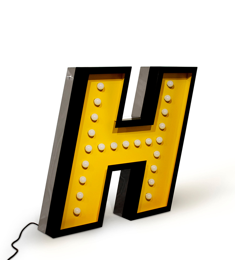 Letter H circu magical furniture kids lighting