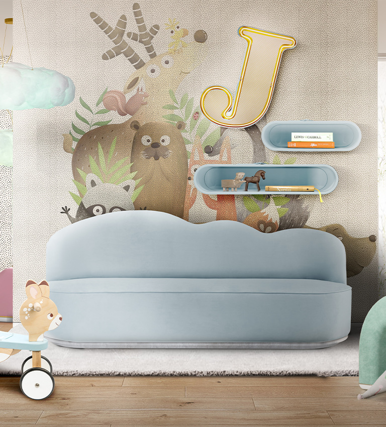 Letter J circu magical furniture kids lighting