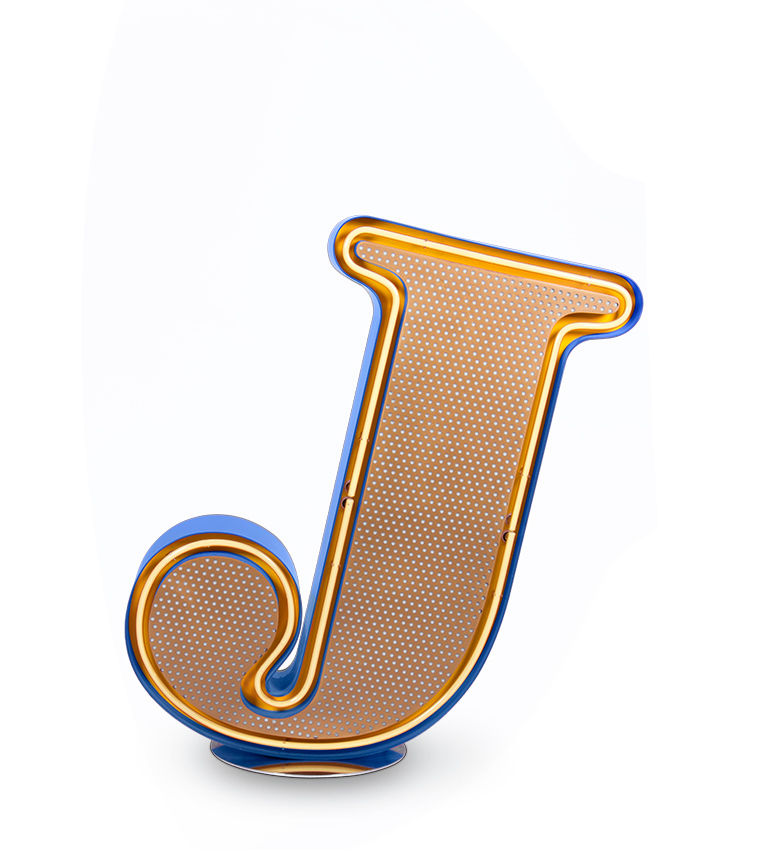 Letter J circu magical furniture kids lighting