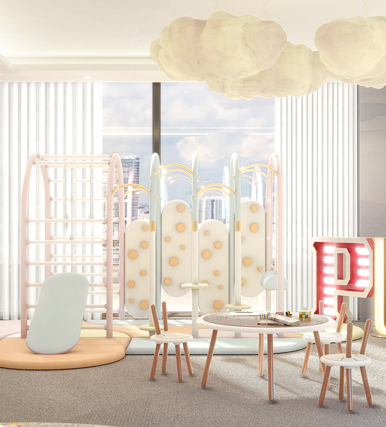 Letter L circu magical furniture kids lighting