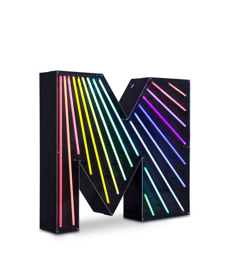 Letter M circu magical furniture kids lighting
