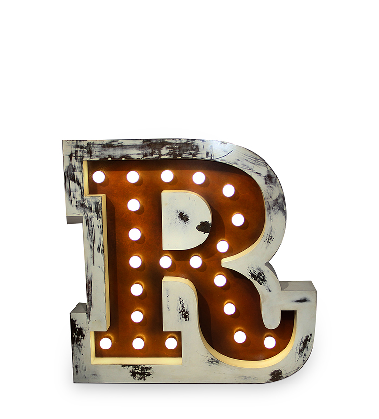 Letter R circu magical furniture kids lighting