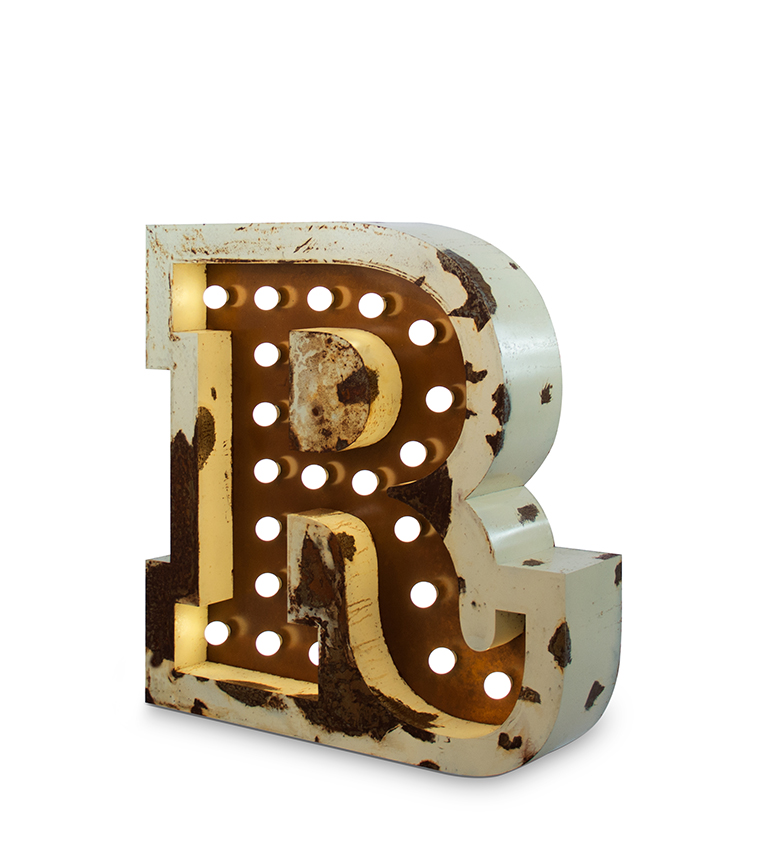 Letter R circu magical furniture kids lighting