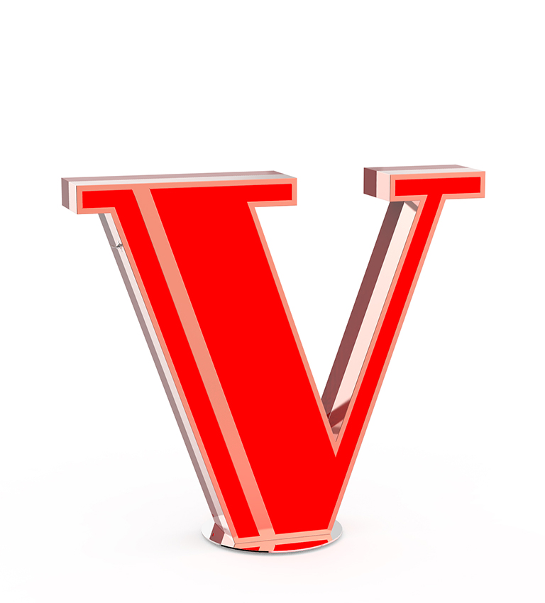 Letter V circu magical furniture kids lighting