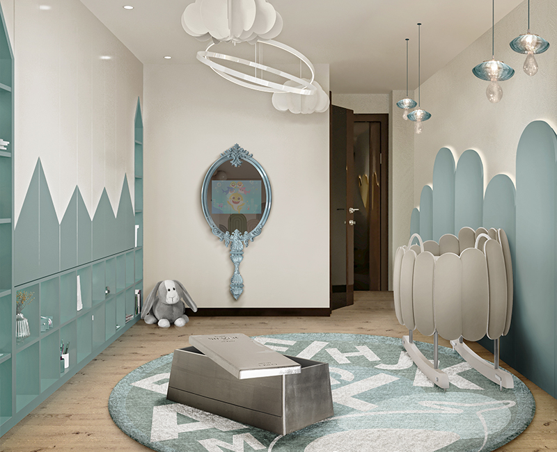 Blue Magical circu magical furniture kids mirrors