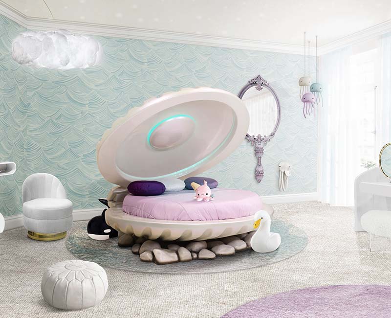 Little Mermaid circu magical furniture kids beds