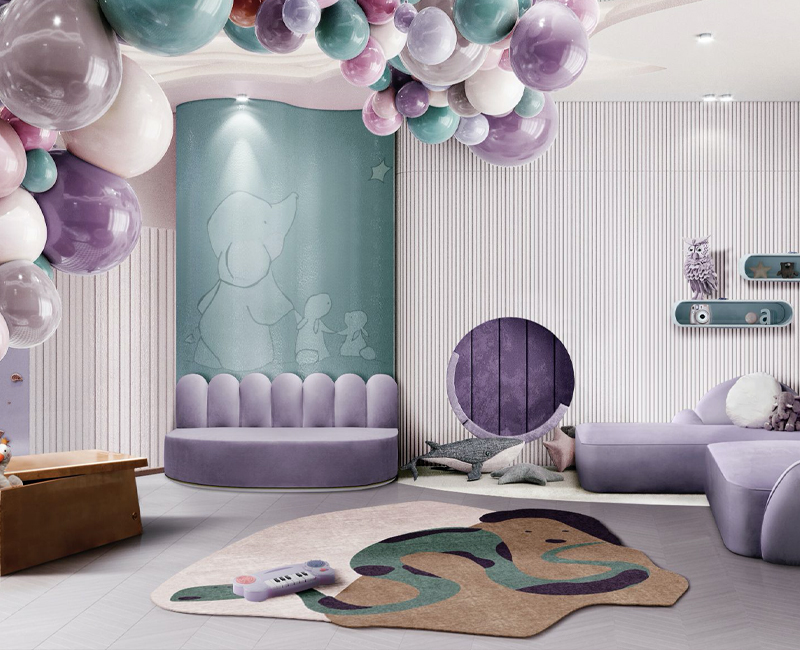 Mowgli Friends II circu magical furniture kids rugs