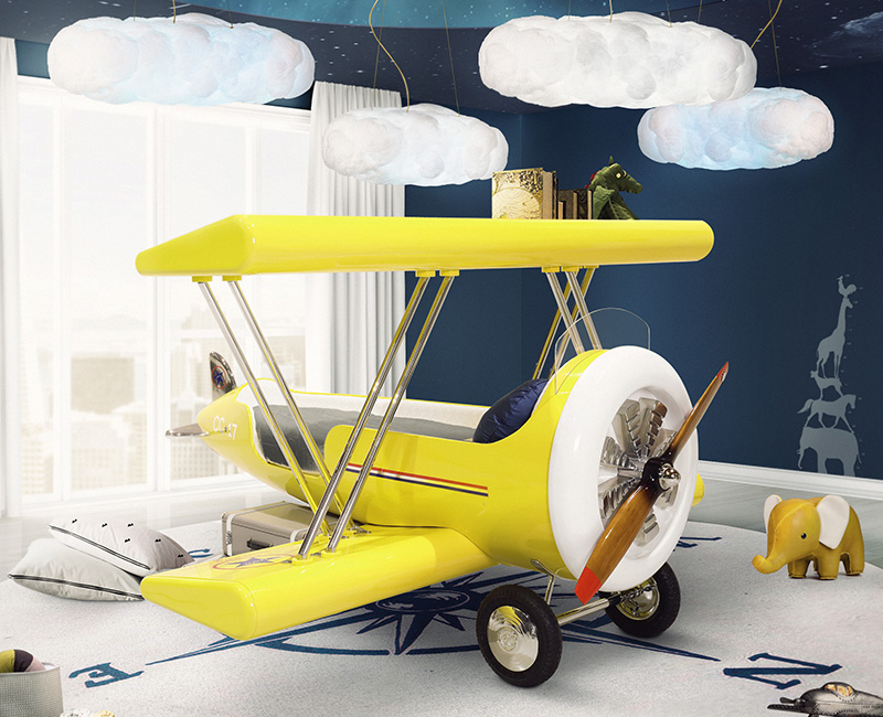 Sky B Plane circu magical furniture kids beds