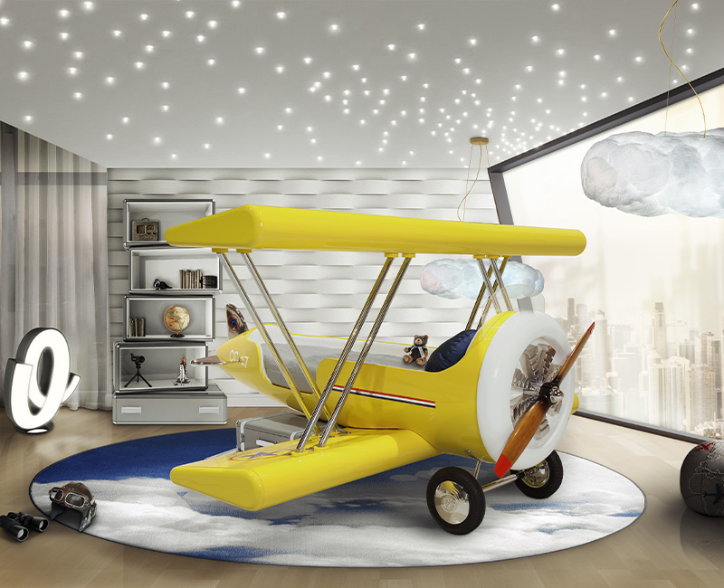 Sky B Plane circu magical furniture kids beds