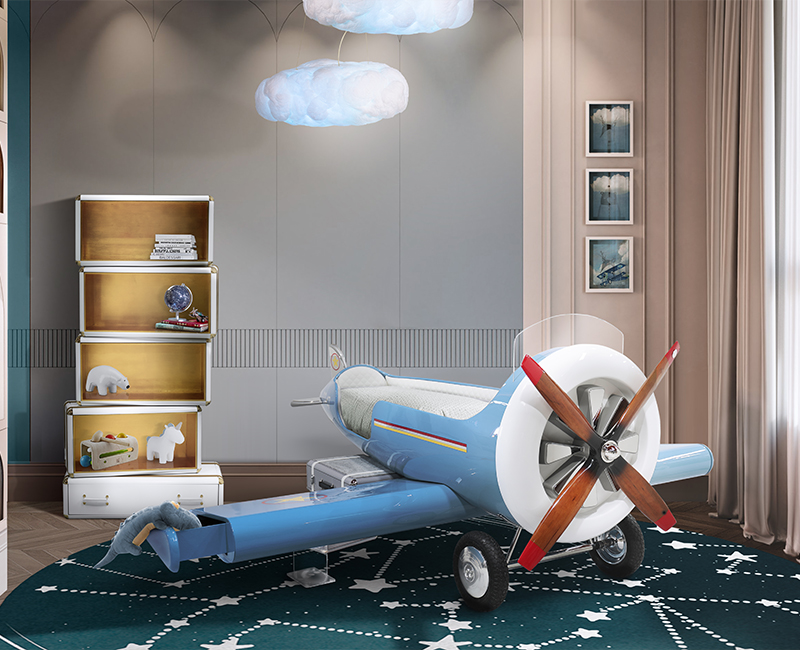 Sky One Plane circu magical furniture kids beds