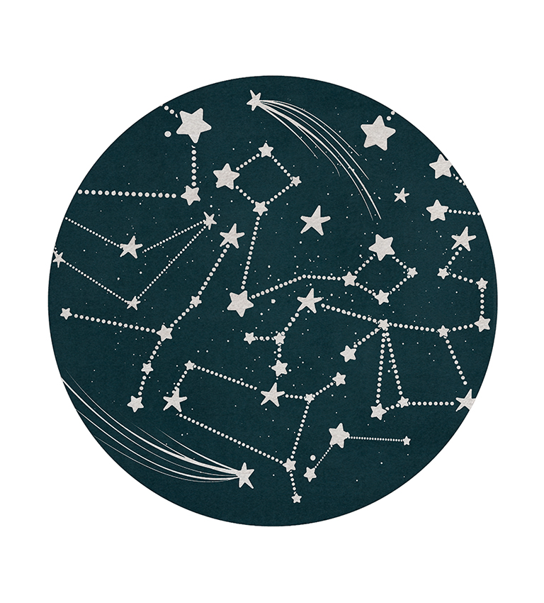 Stellar Round circu magical furniture kids rugs