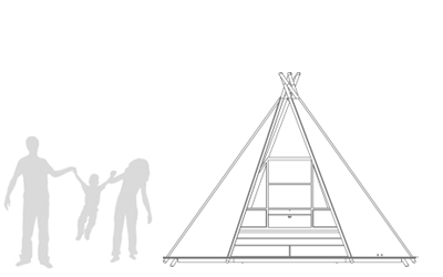 Teepee Room circu magical furniture kids beds