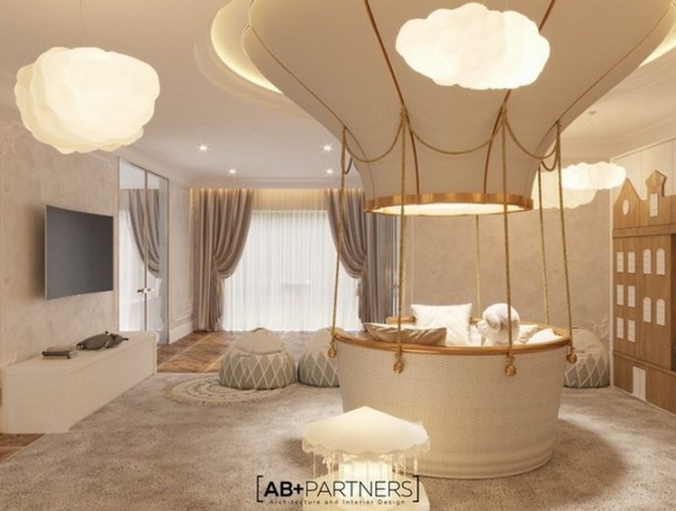 AB + Partners Amazing Nursery with Fantasy Air Balloon