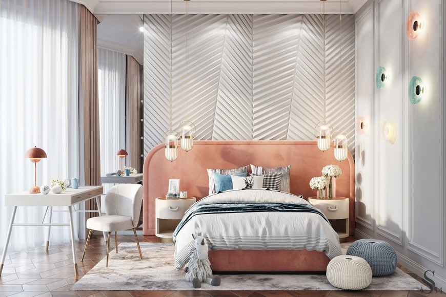 A Luxury Interior Design Project with Modern Kids Bedrooms 1