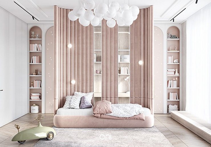 An Incredible Pastel Kids Bedroom Design by Oni Architects