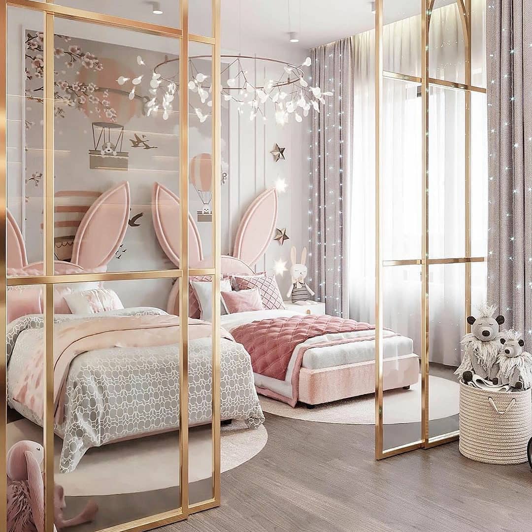 luxury double girl bedroom