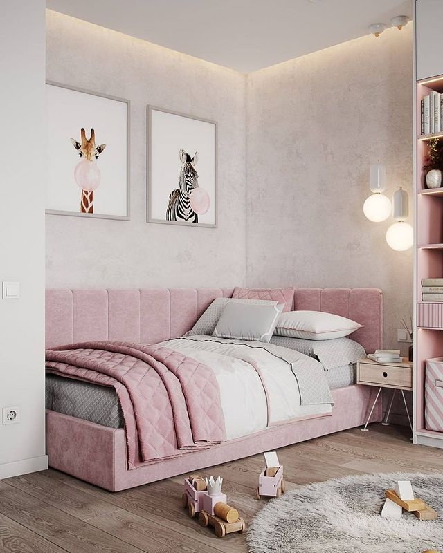 Modern Girls Bedroom by Bodes Studio