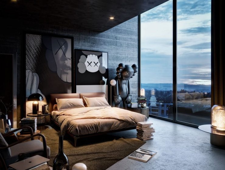 Cool and Stylish Bedroom Design by Radman Pejić