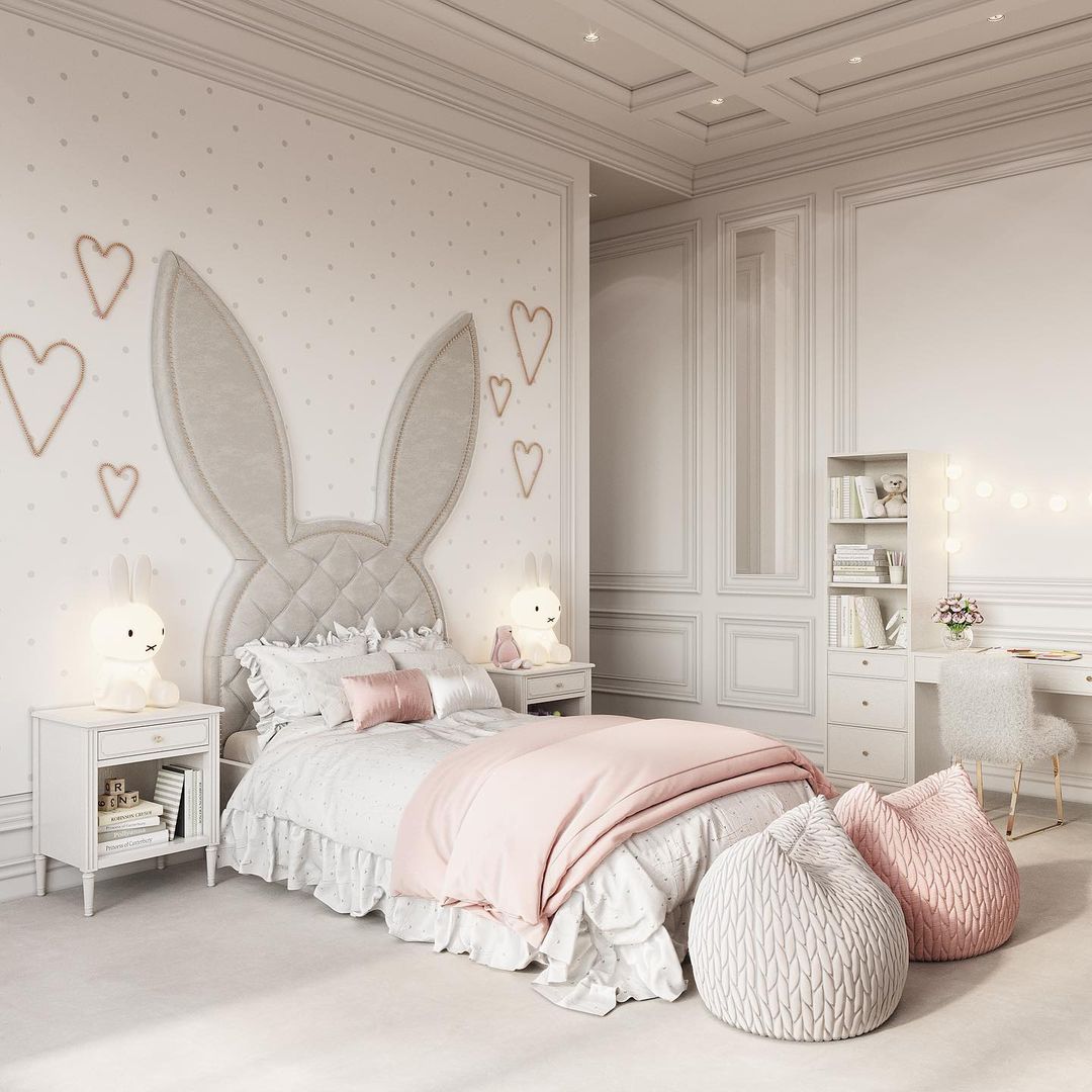 Bunny bedroom theme designed by Domoff Interiors